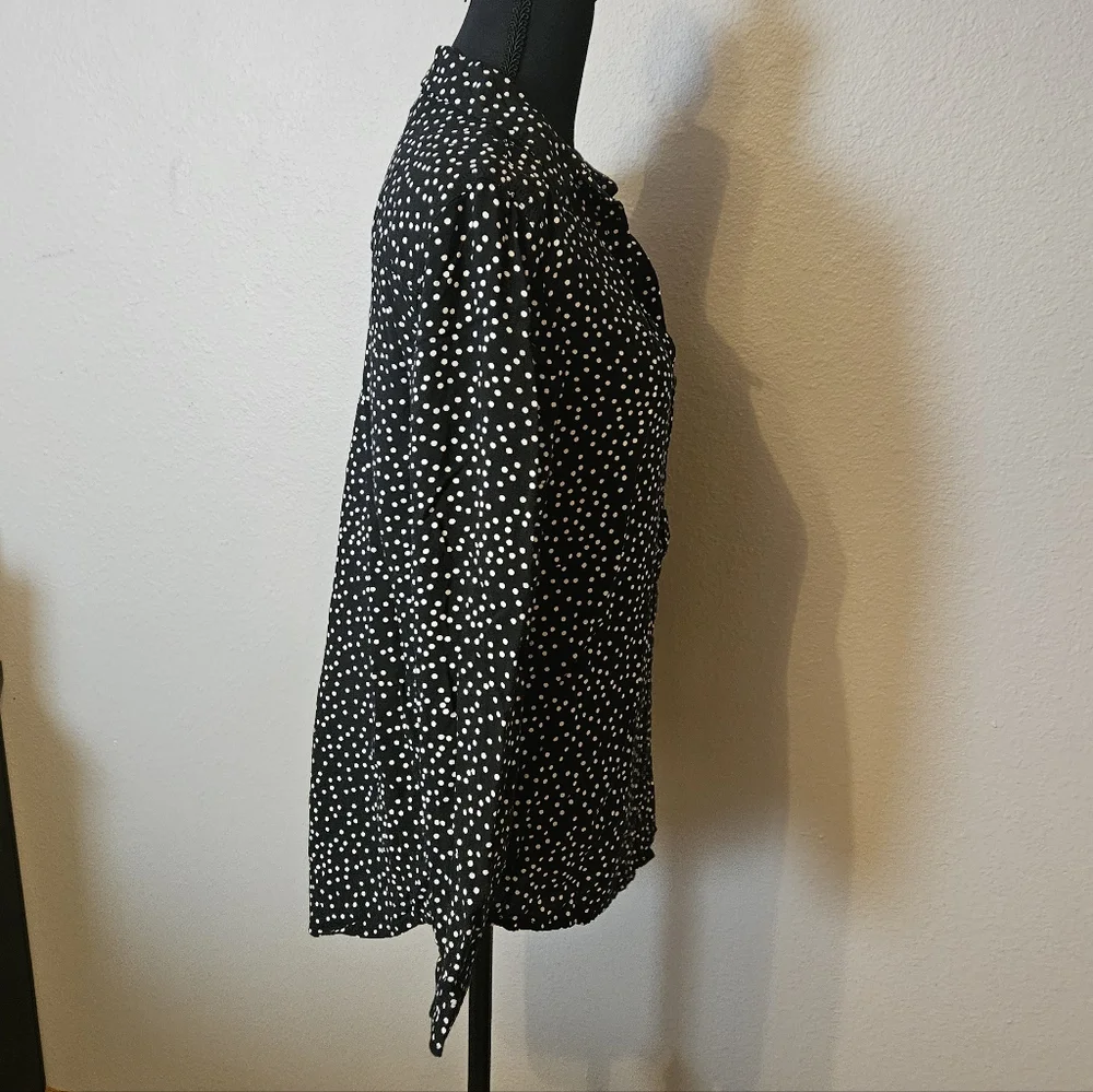 Beachlunchlounge Black Medium Womens Blouse - Picture 5 of 7
